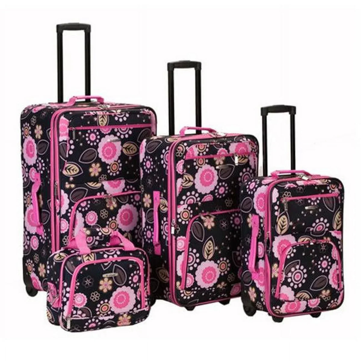 Rockland  4 Pc Pucci Luggage Set
