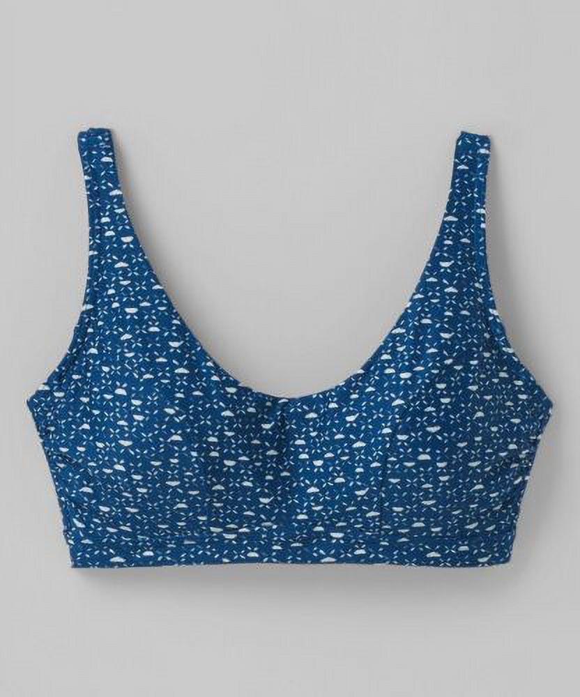 prAna Abella Size Small (S) 34 D-Cup Underwire Bikini Top Deep Indigo Cha Cha