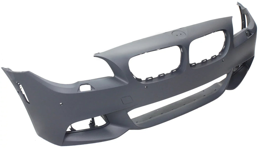 Front BUMPER COVER Compatible For BMW 5-SERIES 2014-2016 Primed with M Pkg with PDC Sensor Holes and Side View Cam Sedan/Hybrid
