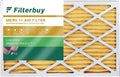Filterbuy 12x25x2 MERV 11 Pleated HVAC AC Furnace Air Filters (1-Pack)