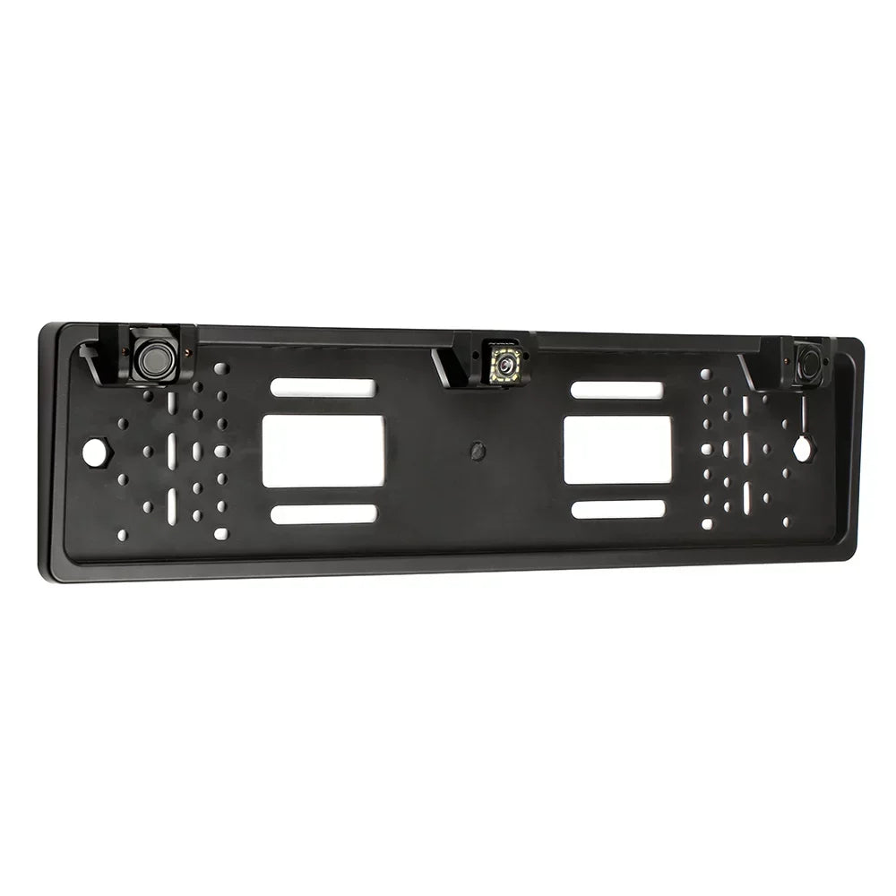 European License Plate Frame Camera - 12 LED Rear View Camera with Reversing System and Parking Sensor Integration