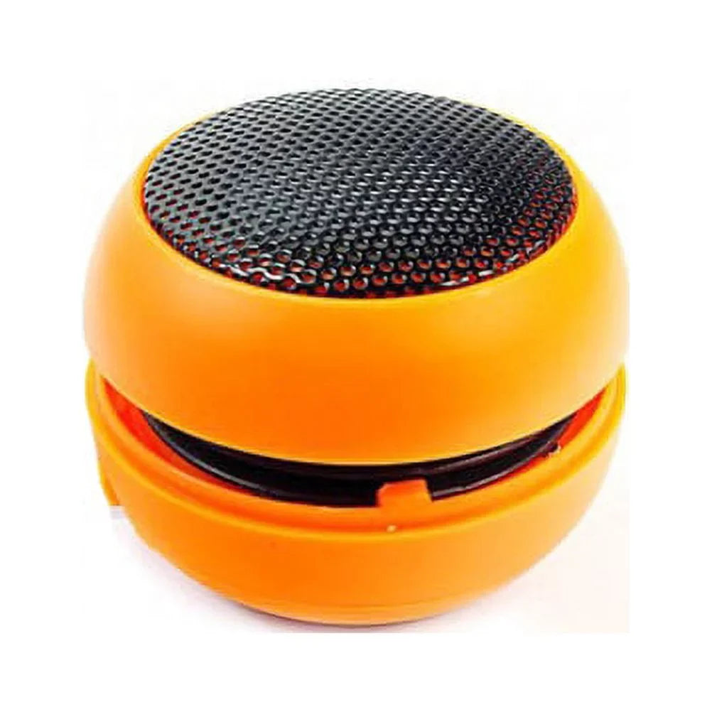 Portable Wired Speaker for Moto G Power (2022) Phone - Audio Multimedia Rechargeable Orange A7Q Compatible With Motorola Moto G Power (2022)