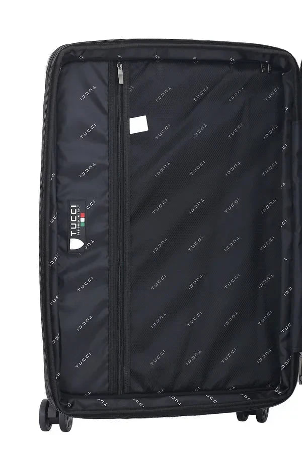TUCCI Disegno - Pop Art Flower Dots 24-inch Medium Hardside Luggage