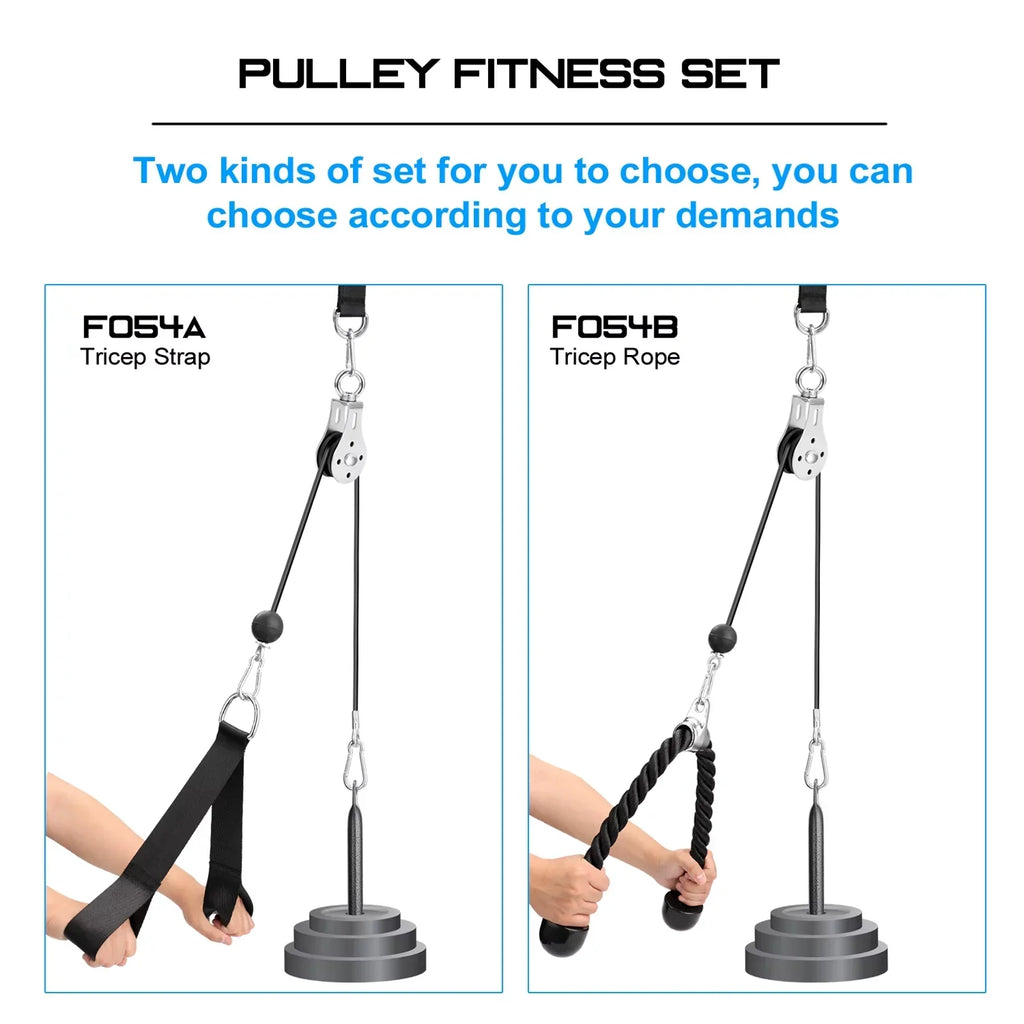Meterk Fitness DIY Pulley Cable Machine Attachment System Loading Pin Lifting Arm Biceps Triceps Blaster Hand Strength Training Equipment
