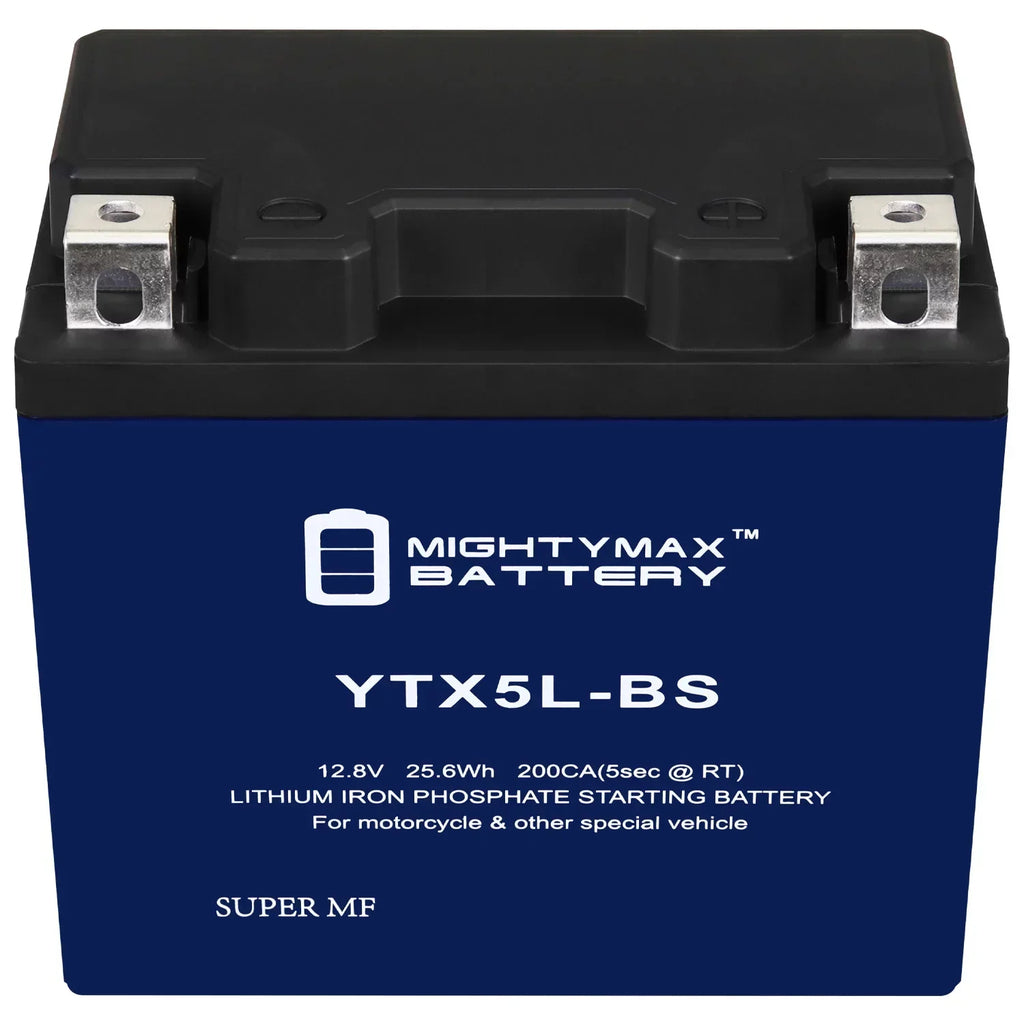 YTX5L-BS Lithium Replacement Battery Compatible with Cannondale EX Motorcycle 00-01 - 10 Pack