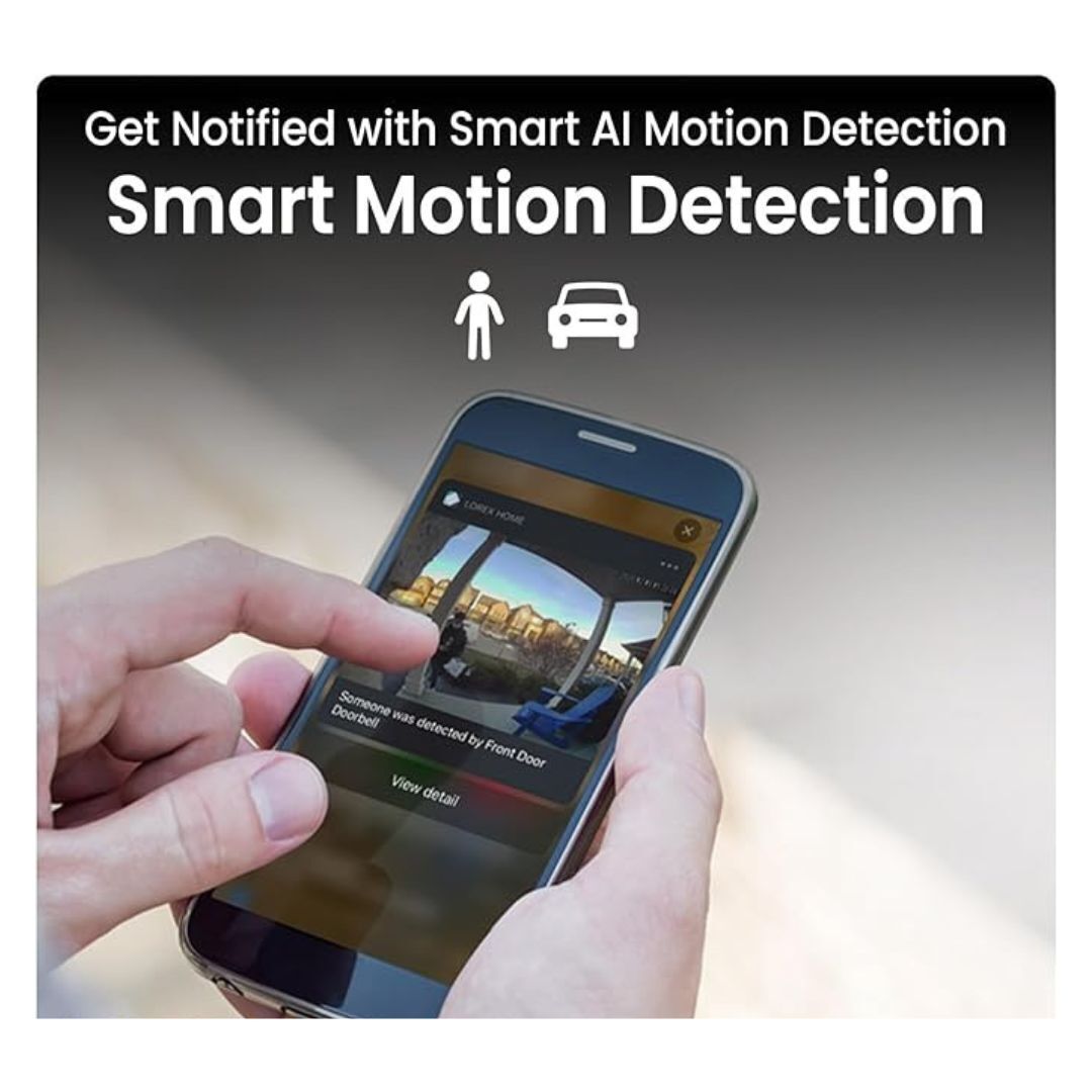Lorex Fusion 4K 12 Camera Capable 8 Wired and 4 Wi-Fi 2TB DVR with Smart Motion Detection, Active Deterrence, and Smart Home Compatibility