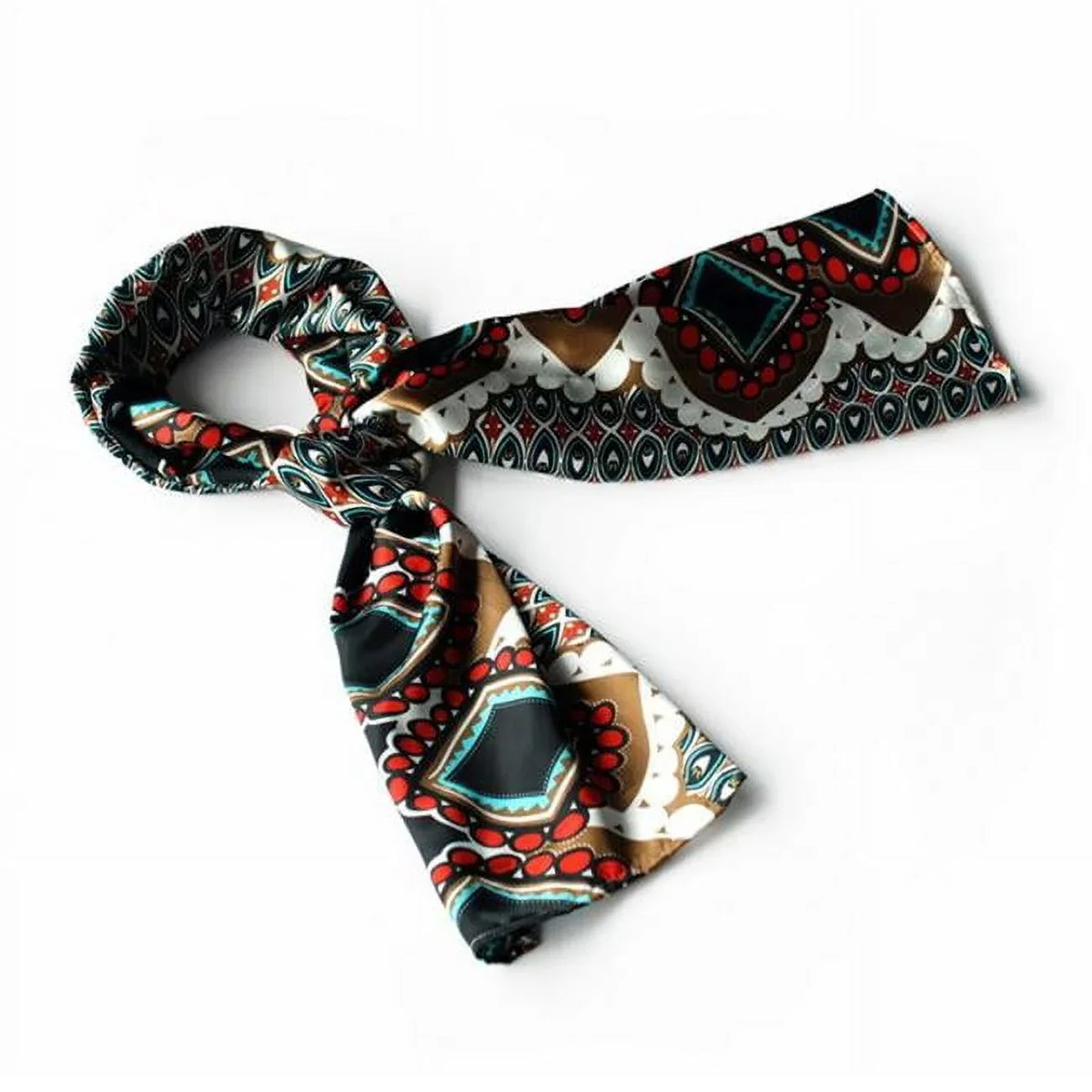 Blancho  Black Tone Fantastic Multi-Patterns Chic Natural Soft Silky Scarf/Wrap/Shawl - Large