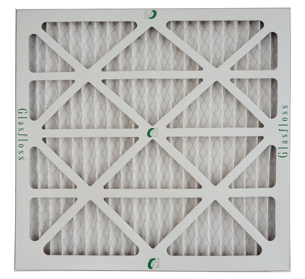 Glasfloss Air Filter 20x20x2 - 2" MERV 10 - (Pack of 4) - Pleated AC or HVAC Air Filter - Furnace Air Filter - Home or Office - Made In The USA.