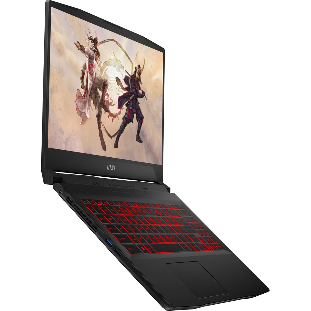 MSI Katana GF66 Gaming Notebook, 15.6" FHD 144Hz 1920 x 1080, Intel Core 12th Gen i7-12650H, NVIDIA GeForce RTX 3070Ti, 16GB RAM, 1TB SSD, Black, Windows 11, 12UGSK-836