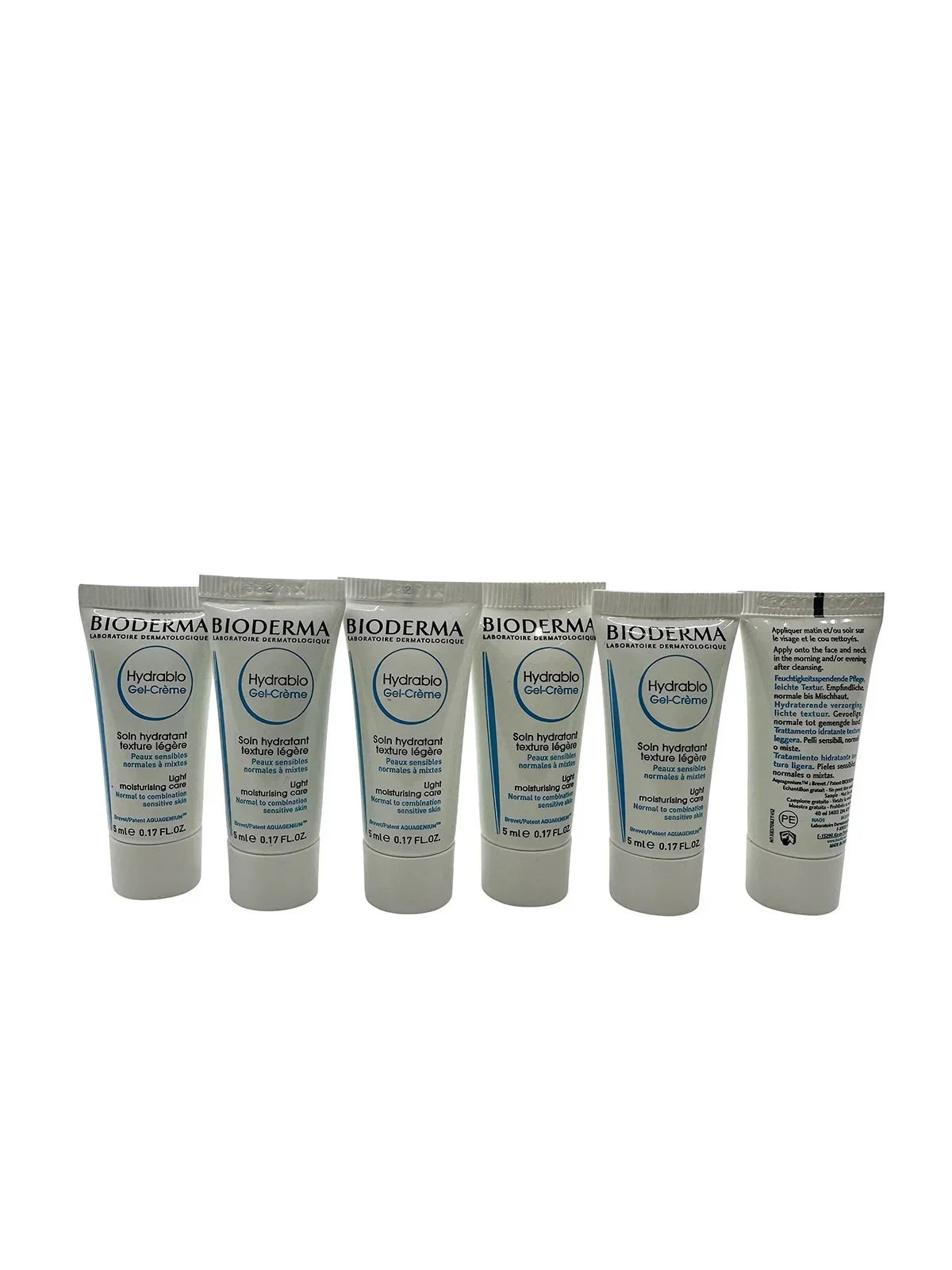 Bioderma Sensibio Hydrablo Gel Cream Sensitive Skin .17 oz 6 Pack