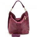 Italian Artisan  Celine Handcrafted Leather Shoulder Hobo Handbag, Fuchsia