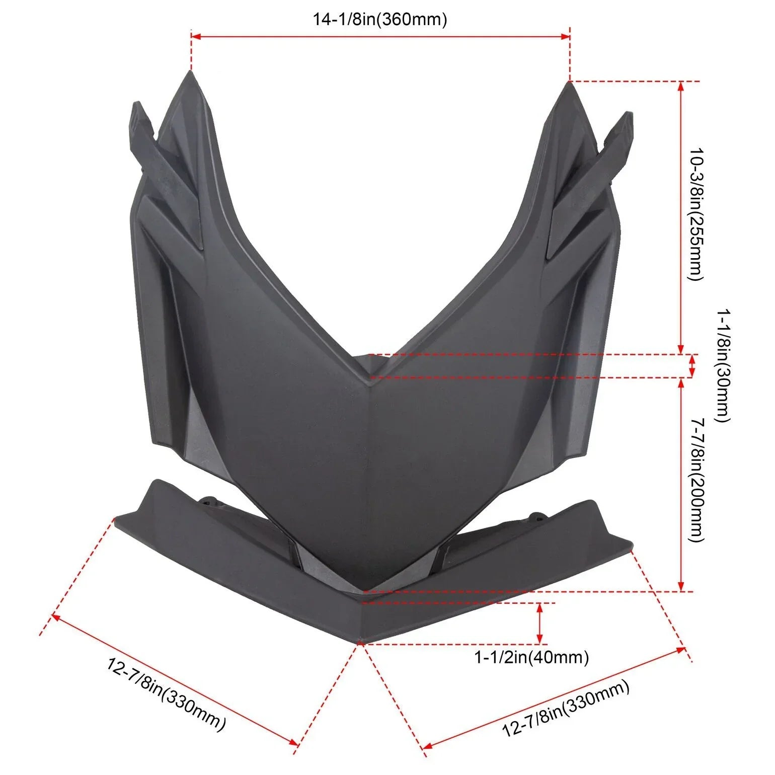 Teledu Front Upper Storage Cargo Bin Cover Deflector Lid For Sea-Doo Spark TRIXX