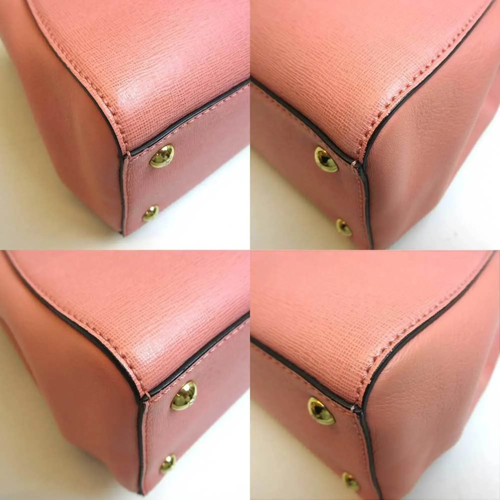 Pre-Owned Fendi 8BH253 Tojour Shoulder Hand 2way Bag Pink Ladies (Good)