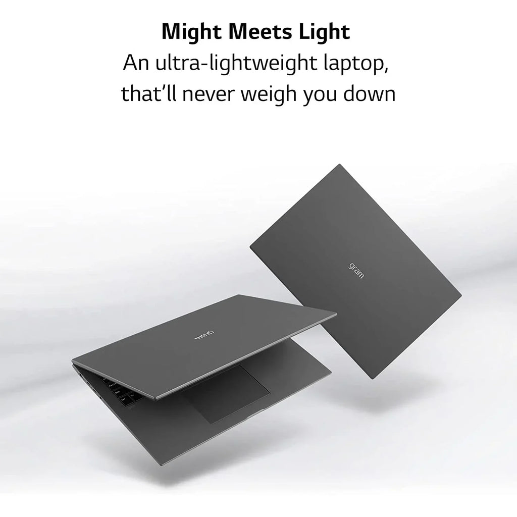 Open Box LG gram (2022) 14Z90Q Ultra Lightweight Laptop, 14" 1920 x 1200 IPS Display, Intel Evo 12th Gen i7-1260P, 16GB LPDDR5 RAM, 512GB SSD, FHD Webcam, Wi-Fi 6E, Thunderbolt 4, Windows11, Black