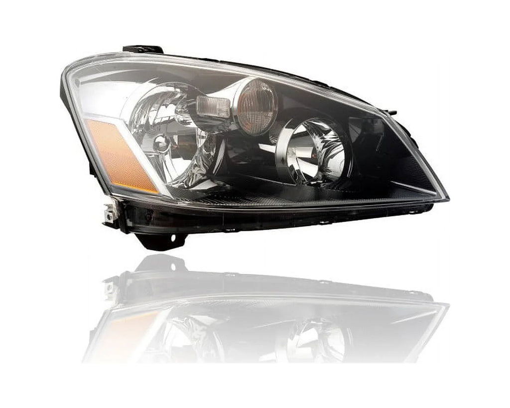 Headlight - Compatible/Replacement for '05-06 Nissan Altima Base/S/SE/SL - Halogen - Pair, Left Driver + Right Passenger Set - 26010ZB525, 26060ZB525 - CAPA Fits select: 2005-2006 NISSAN ALTIMA S/SL