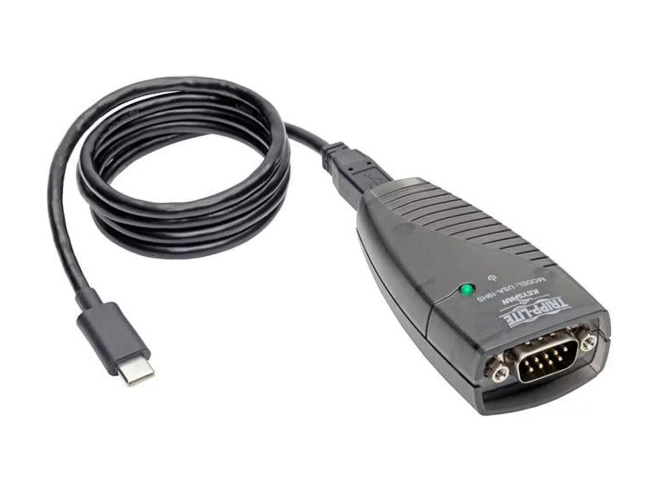Tripp Lite Keyspan High Speed USB C to Serial Adapter DB9 3ft USB Cable TAA (USA-19HS-C)