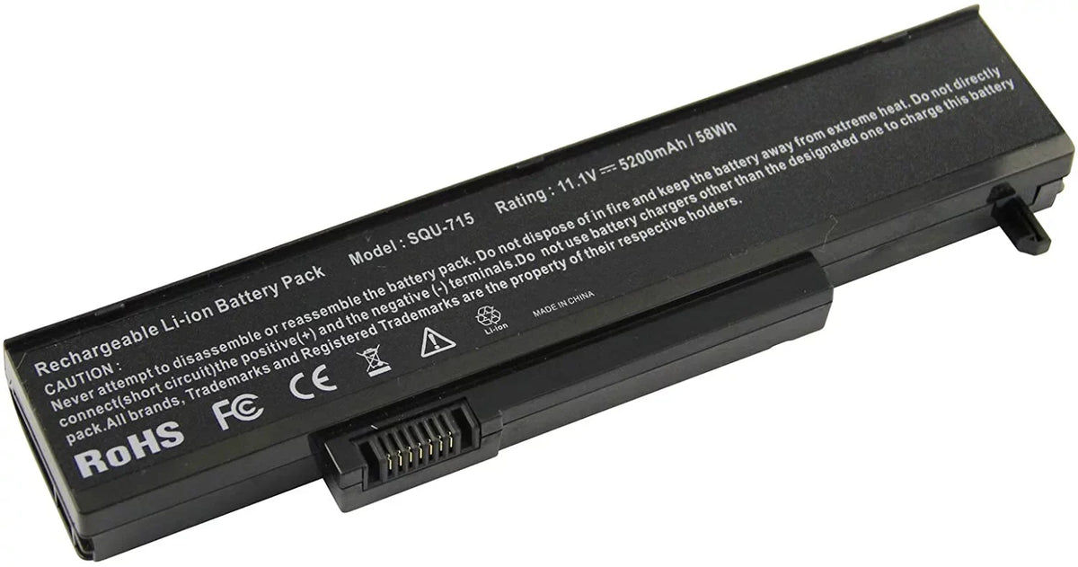 Battery for Gateway W35044LB,W35044LB-SP,W35044LB-SP1,W35044LB-SY,W35052LB,W35052LB-SP,W35052LB-SY,3301573,3UR18650-2-T0036,3UR18650-2-T0037,3UR186502T0036,3UR186502T0037,3UR18650F-2-ARM