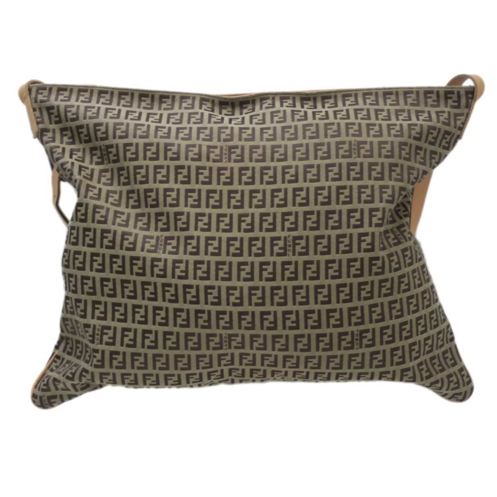Pre-Owned FENDI Shoulder bag Zucca pattern Brown 2355.7VA020.28E (Good)