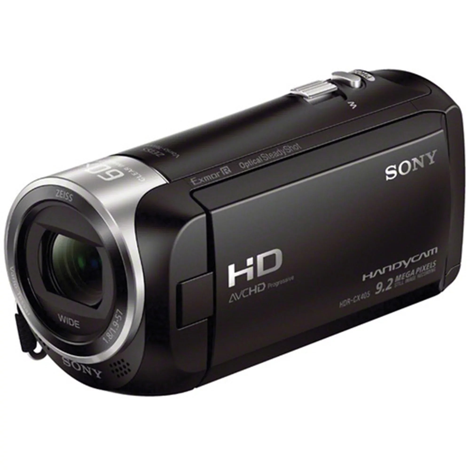 Sony HDR-CX405 HD Handycam Camcorder Video Recording with 32GB Micro SD Memory Card + Charger + Case + Tripod + ZeeTech Accessory Bundle