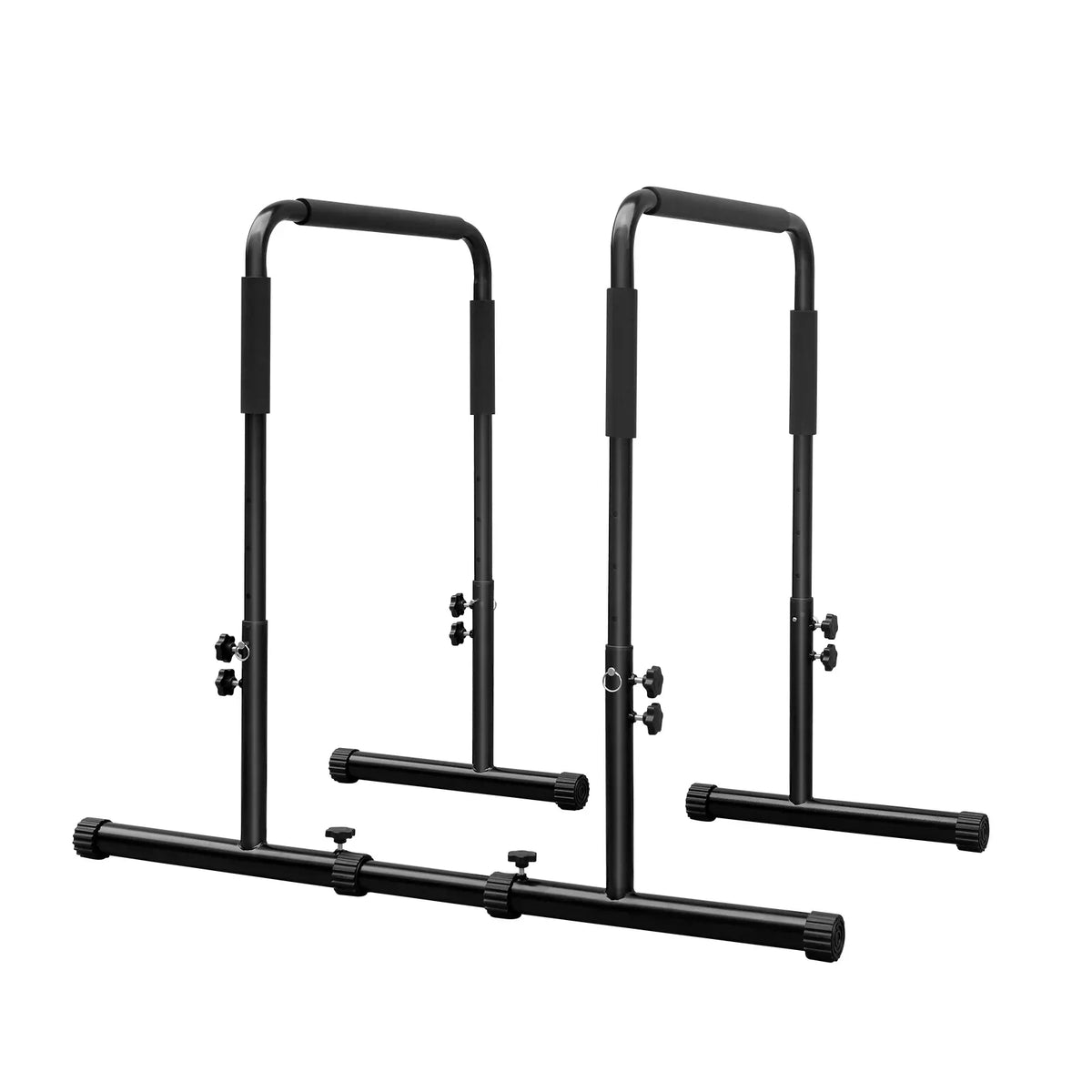 JOLLY JAUNTS Adjustable Dip Bar, Versatile High Strength Push Up Stand with Sponge Wrap, Easy Assembly Dip Station Functional for Rehabilitation Training, Sports Training