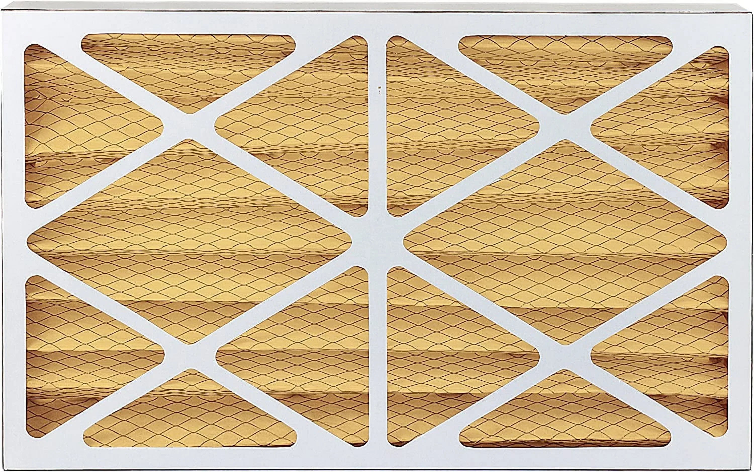 Filterbuy 10x25x4 MERV 11 Pleated HVAC AC Furnace Air Filters (5-Pack)