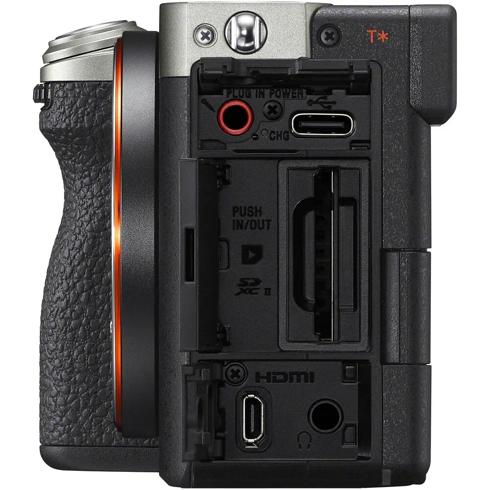 Sony a7C II Full Frame Mirrorless Interchangeable Lens Camera Body Silver ILCE-7CM2/S Bundle with Deco Gear Photography Bag Case + Extra Battery + Dual Charger + Tripod + Software Kit & Accessories