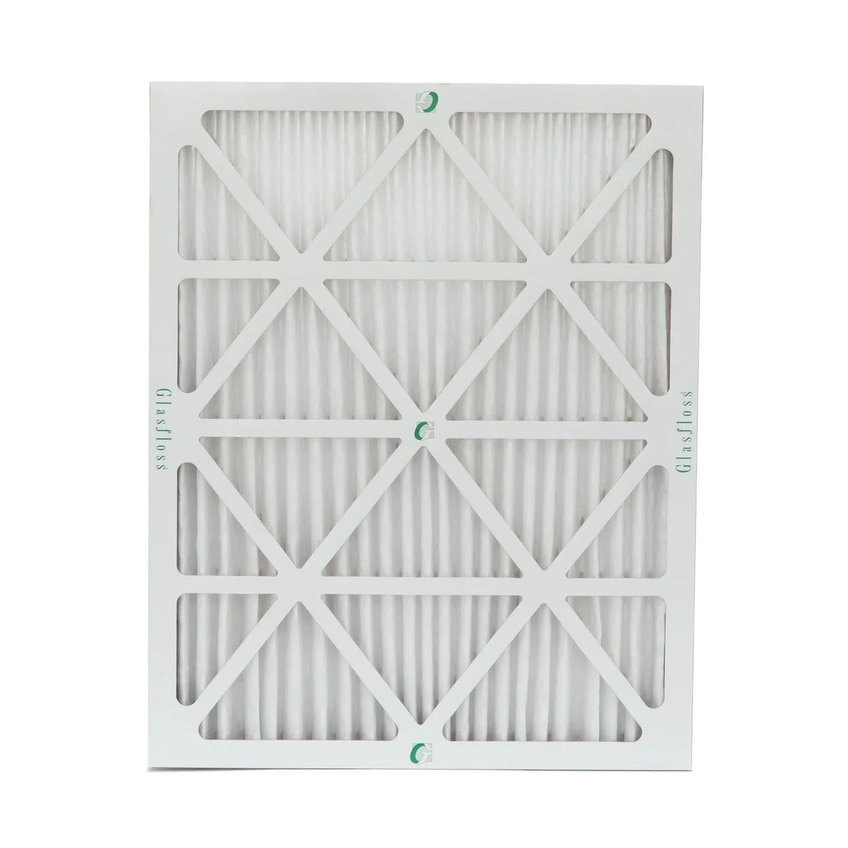16x20x2 MERV 10 Pleated AC Furnace Air Filters by Glasfloss Industries. ( 8 Pack ) Exact Size: 15-1/2 x 19-1/2 x 1-3/4