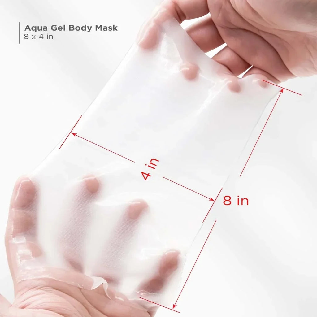 CRL Peptide Aqua Gel Body Mask 7 pack, Instant Hydration, Soothing, Cooling, Healing, Post-Treatment, Post Microneedling, Reduce Redness and Stinging Feeling