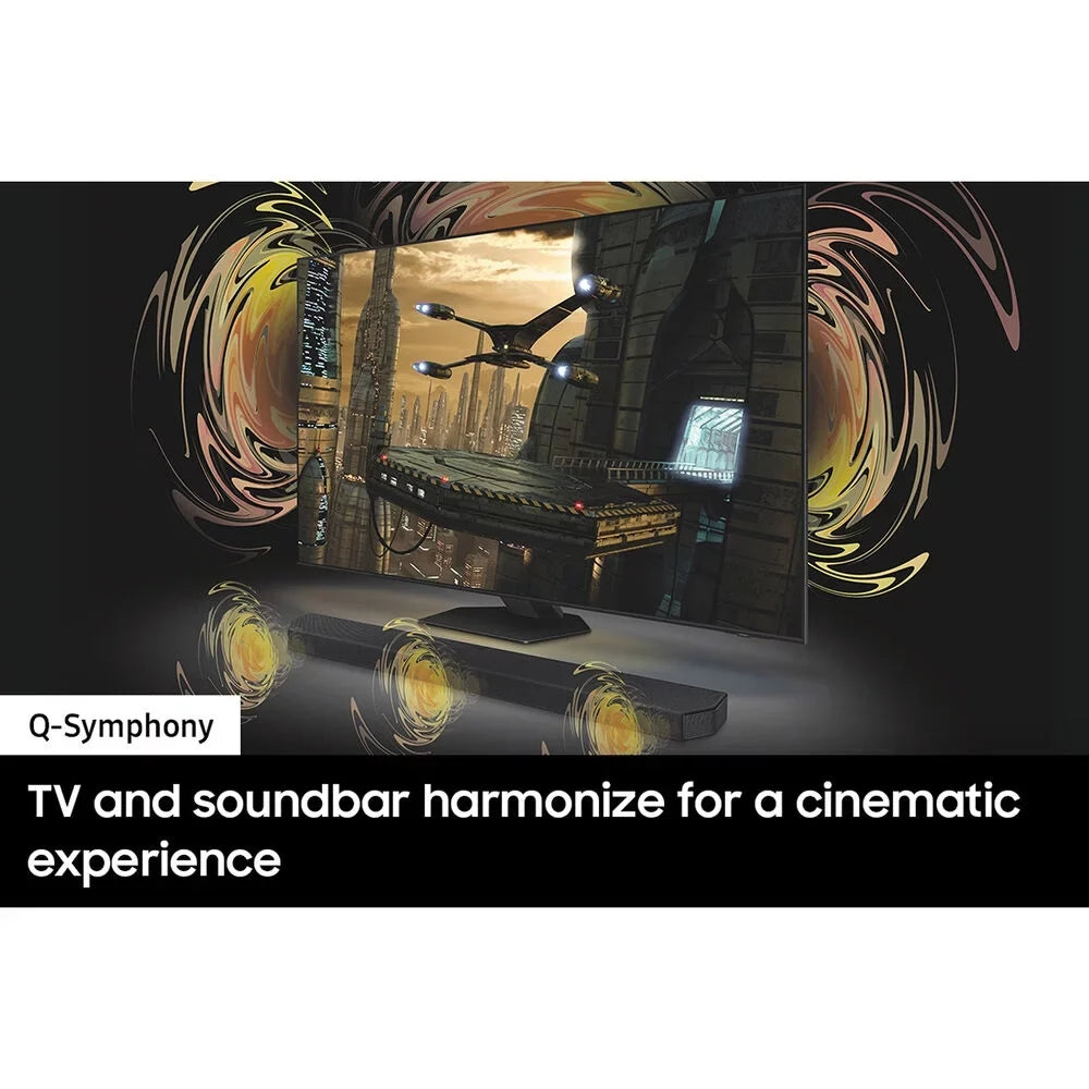 Restored Samsung - HW-Q990B/ZA 11.1.4ch Soundbar with Wireless Dolby Atmos / DTS:X and Rear Speakers - Black [Manufacturer Refurbished]