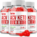 3 Pack Turbo ACV Keto Gummies Turbo ACV + Keto Advanced Keto Formula Plus Apple Cider Vinegar Keto Gummies Dietary Supplement B12 Beet Root Juice Men Women 180 Gummies