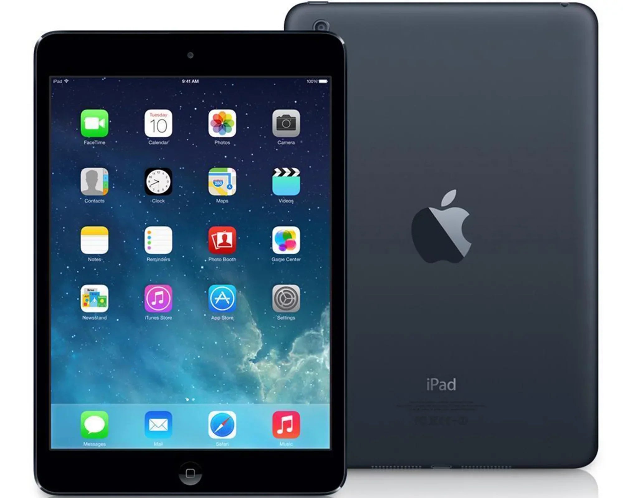 Restored Apple iPad Mini (1st Gen, 2012), 16GB, Black/Space Gray, WiFi, Case & Tempered Glass Screen Protector included (Refurbished)