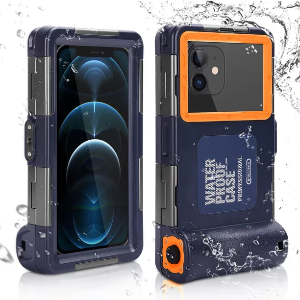 UrbanX Professional [15m/50ft] Swimming Diving Surfing Snorkeling Photo Video Waterproof Protective Case Underwater Housing for Tecno Camon 17 And all Phones Up to 6.9 Inch LCD with Lanyard