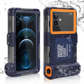 UrbanX Professional [15m/50ft] Swimming Diving Surfing Snorkeling Photo Video Waterproof Protective Case Underwater Housing for Sony Xperia X Performance And all Phones Up to 6.9 Inch LCD with Lanyard