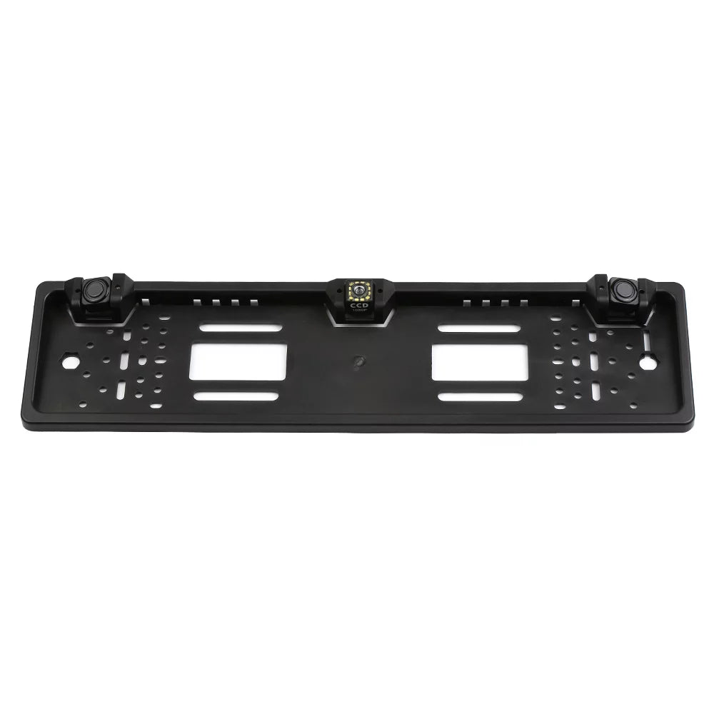 European License Plate Frame Camera - 12 LED Rear View Camera with Reversing System and Parking Sensor Integration