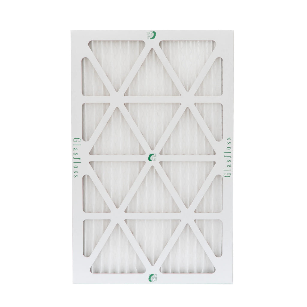 12 Pack of 14x24x1 MERV 13 Pleated Air Filters by Glasfloss. Actual Size: 13-1/2 x 23-1/2 x 7/8
