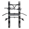 Black Chrome Cable Attachment Bar Storage Rack with 12 Cable Attachment Bars