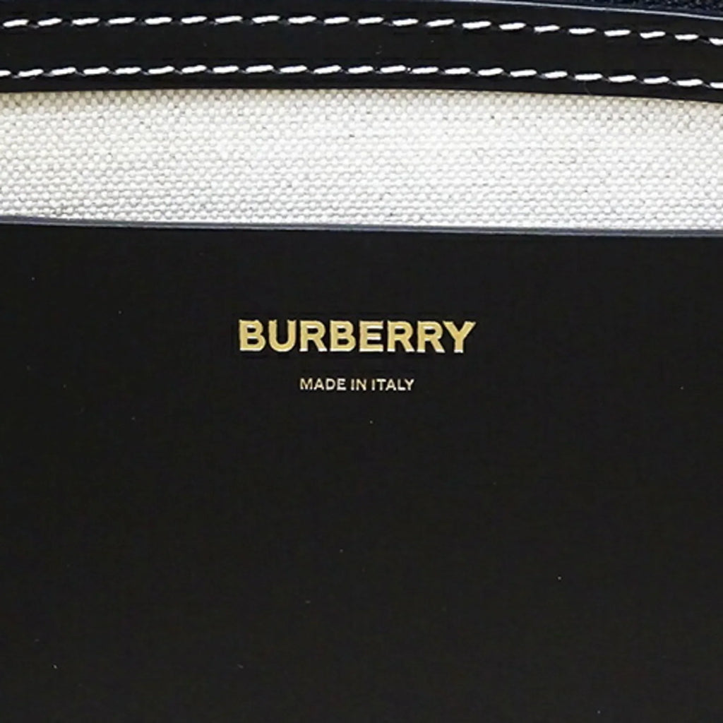 Pre-Owned Burberry BURBERRY bag ladies tote shoulder leather black 8052726 (Good)