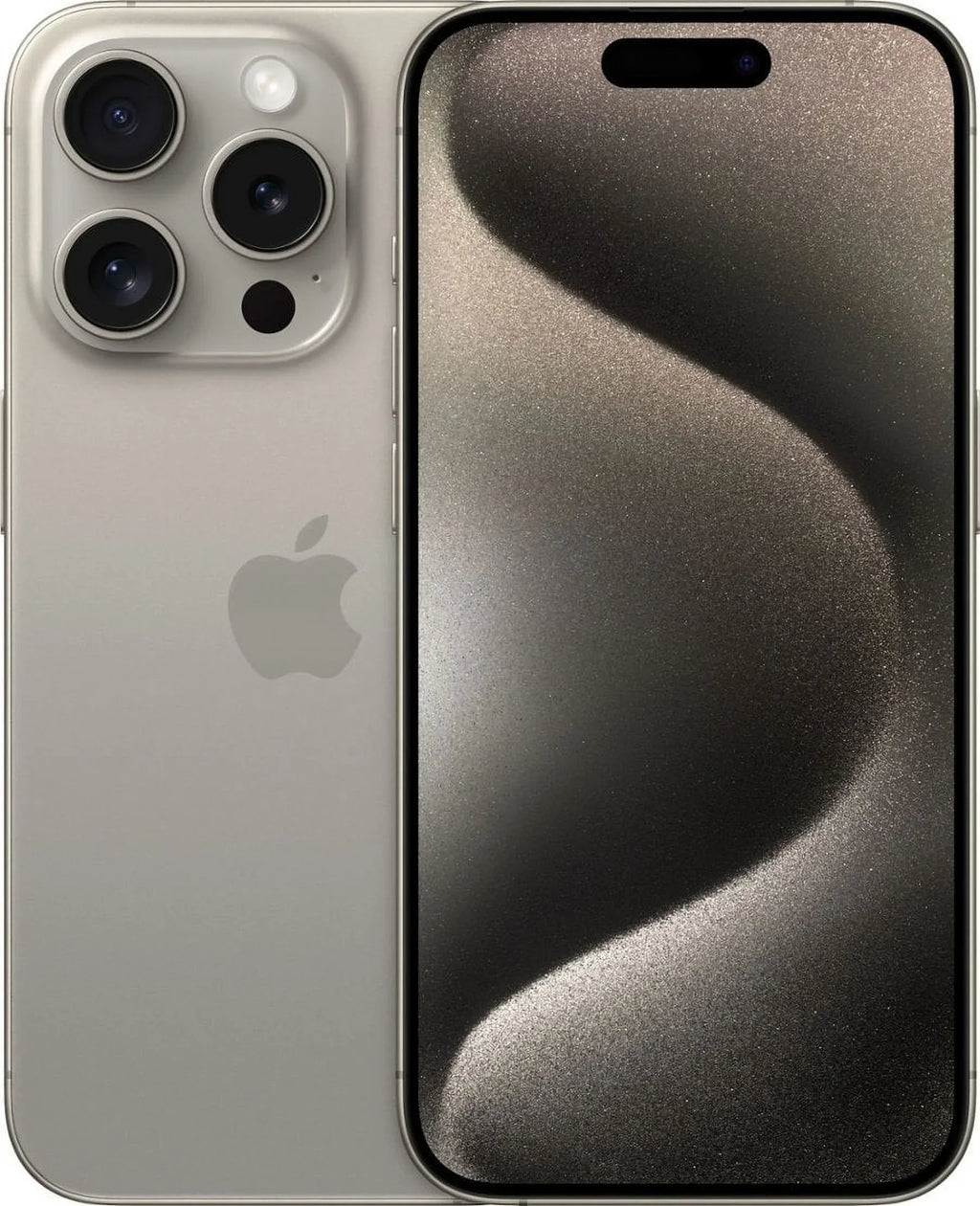 Restored Apple iPhone 15 Pro Max 1TB Unlocked Natural Titanium MU6H3LL/A Excellent Condition
