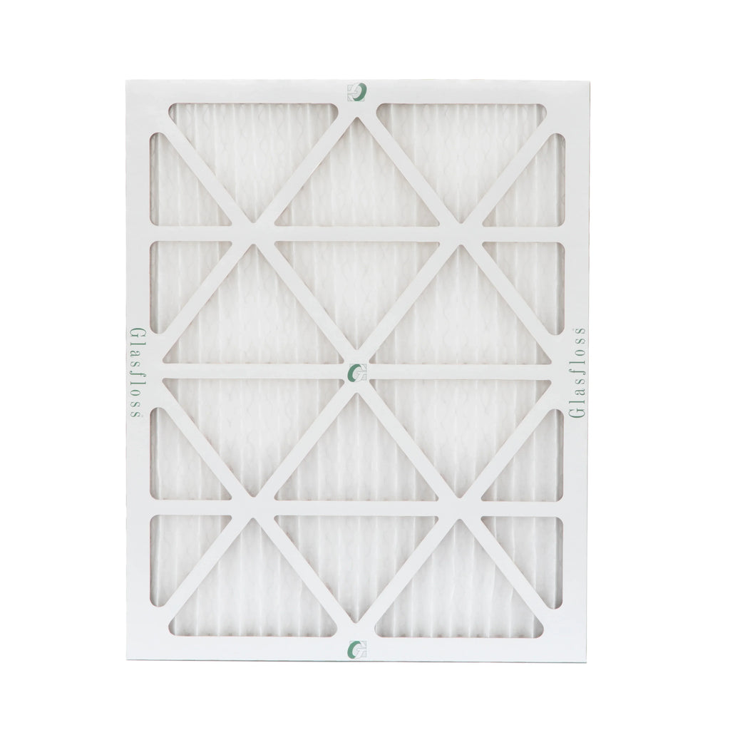 12 Pack of 14x20x1 MERV 10 Pleated Air Filters by Glasfloss. Actual Size: 13-1/2 x 19-1/2 x 7/8