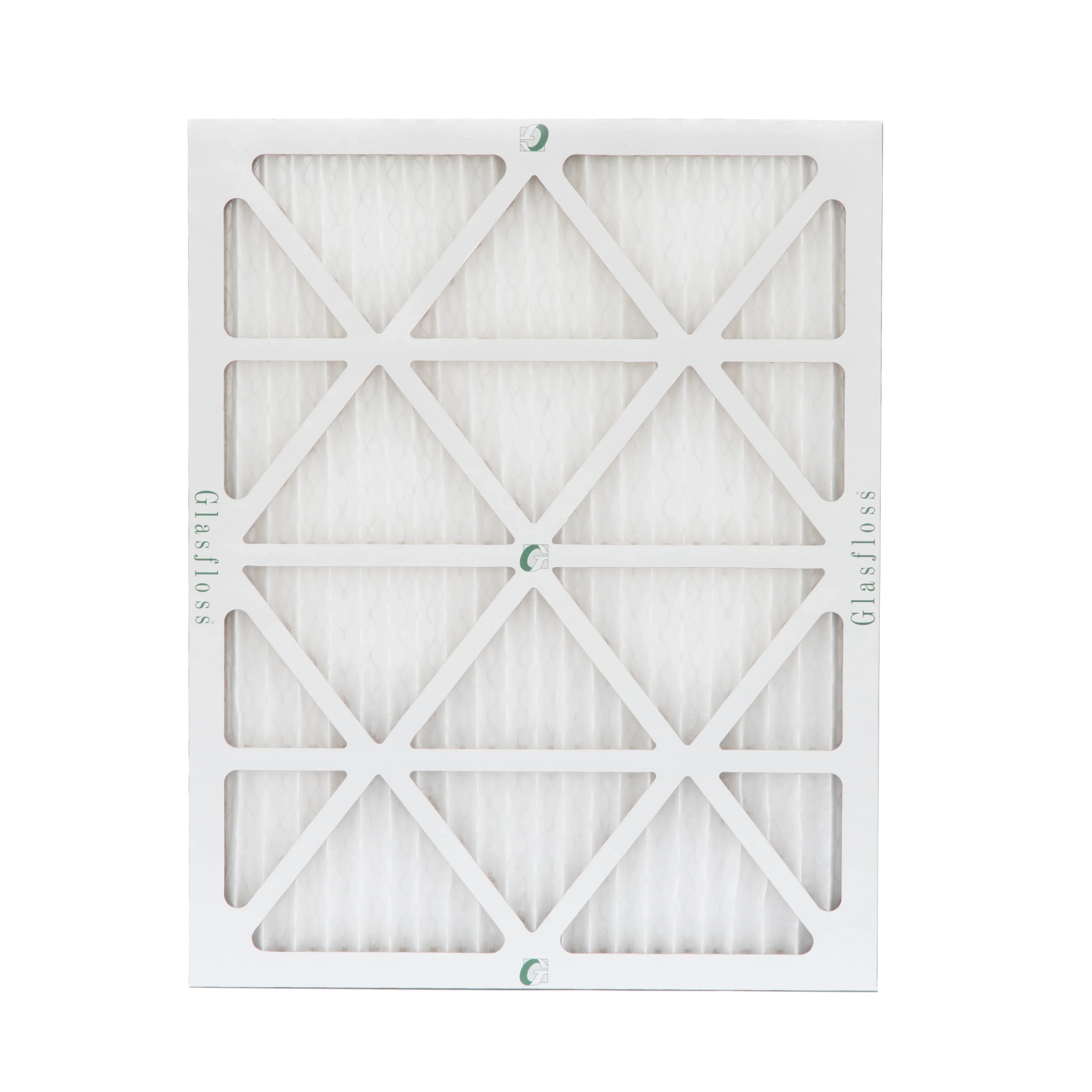 12 Pack of 14x20x1 MERV 10 Pleated Air Filters by Glasfloss. Actual Size: 13-1/2 x 19-1/2 x 7/8
