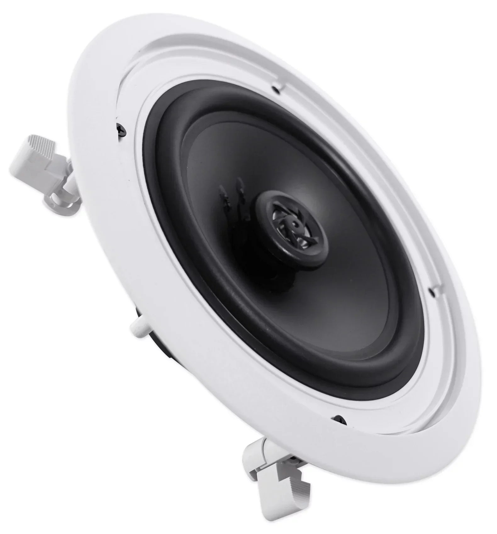 Rockville RPA40BT 4-Room Home Audio Kit Receiver+(8) 8" White Ceiling Speakers