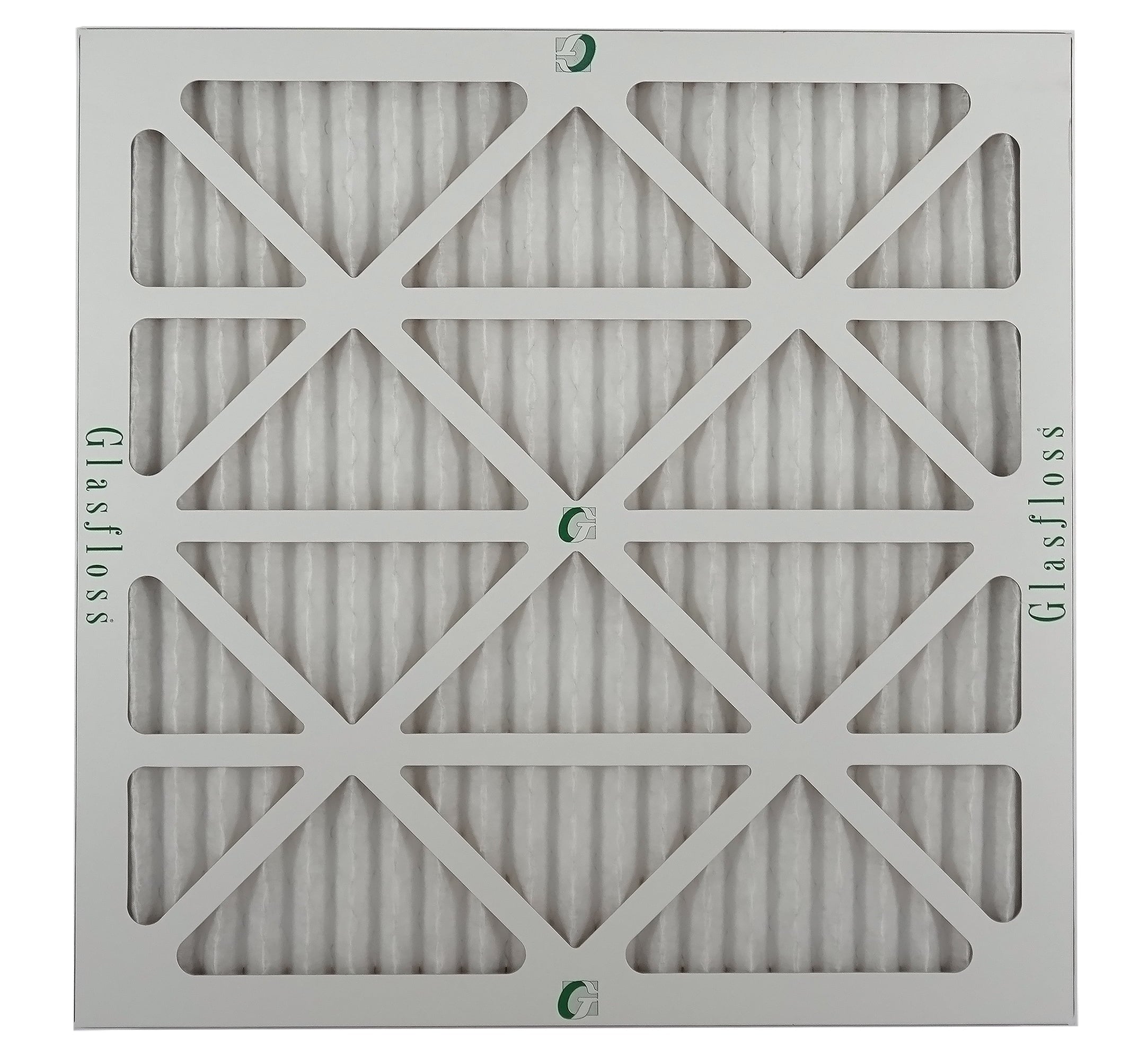 Glasfloss Air Filter 20x20x2 - 2" MERV 10 - (Pack of 4) - Pleated AC or HVAC Air Filter - Furnace Air Filter - Home or Office - Made In The USA.
