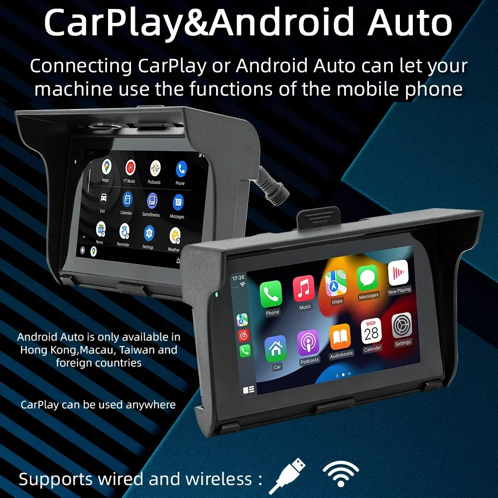 Pinnaco Dash Camera,BT 5 Waterproof Dual Auto Support Dash Camera MP5 Player BT/TF Mirror Link Support BT/TF Dual BT Inch  Android Dazzduo BT Inch Android