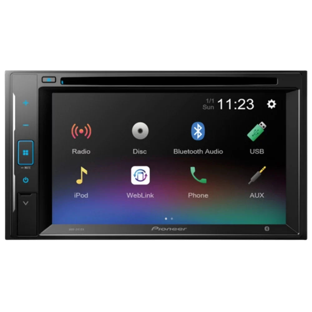 KIT2128 Bundle with Pioneer Multimedia DVD Car Stereo and Installation Kit - for 2007 Chrysler Aspen w/OEM Nav / Bluetooth DVD Touchscreen Radio - Backup Camera, Double Din Dash Kit