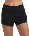 La Blanca Women's All Aboard 3" Board Short, Black//All Aboard, XL