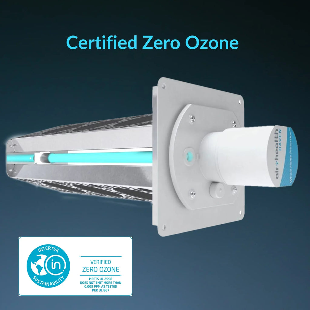 Air Health Haven Plus HVAC Air Purifier Features a Powerful UVC Lamp, PCO, Carbon Filters & Installs in as Little as 15 Min.
