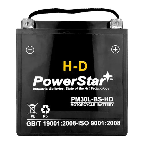 PowerStar 12V 30Ah CB30L-B Heavy-Duty Battery for Sea-Doo Jet Ski