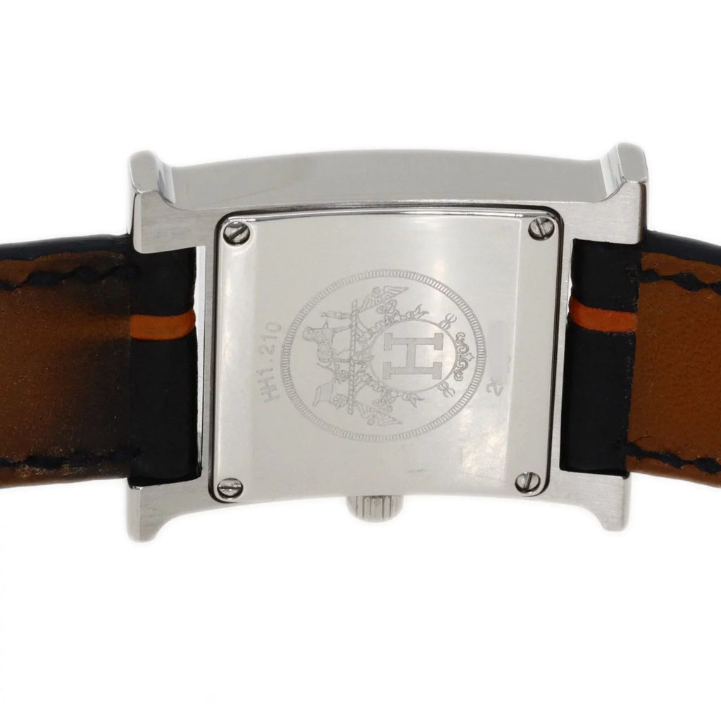 Pre-Owned Hermes HH1.210 H Watch Wristwatch Stainless Steel/Leather Women's HERMES (Good)