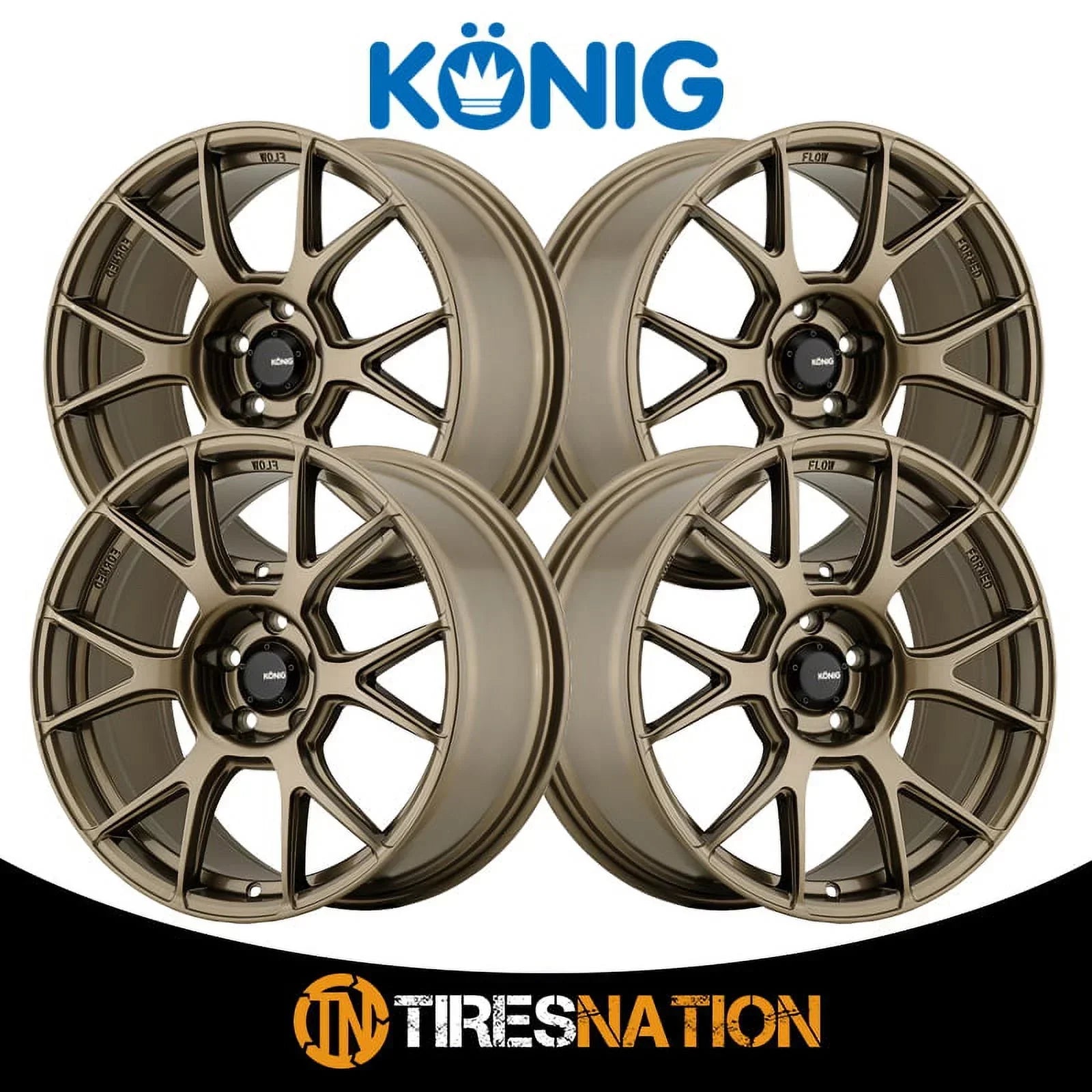 Konig 56BZ Ampliform 17x8 5x114.3 +40et Gloss Bronze Wheel