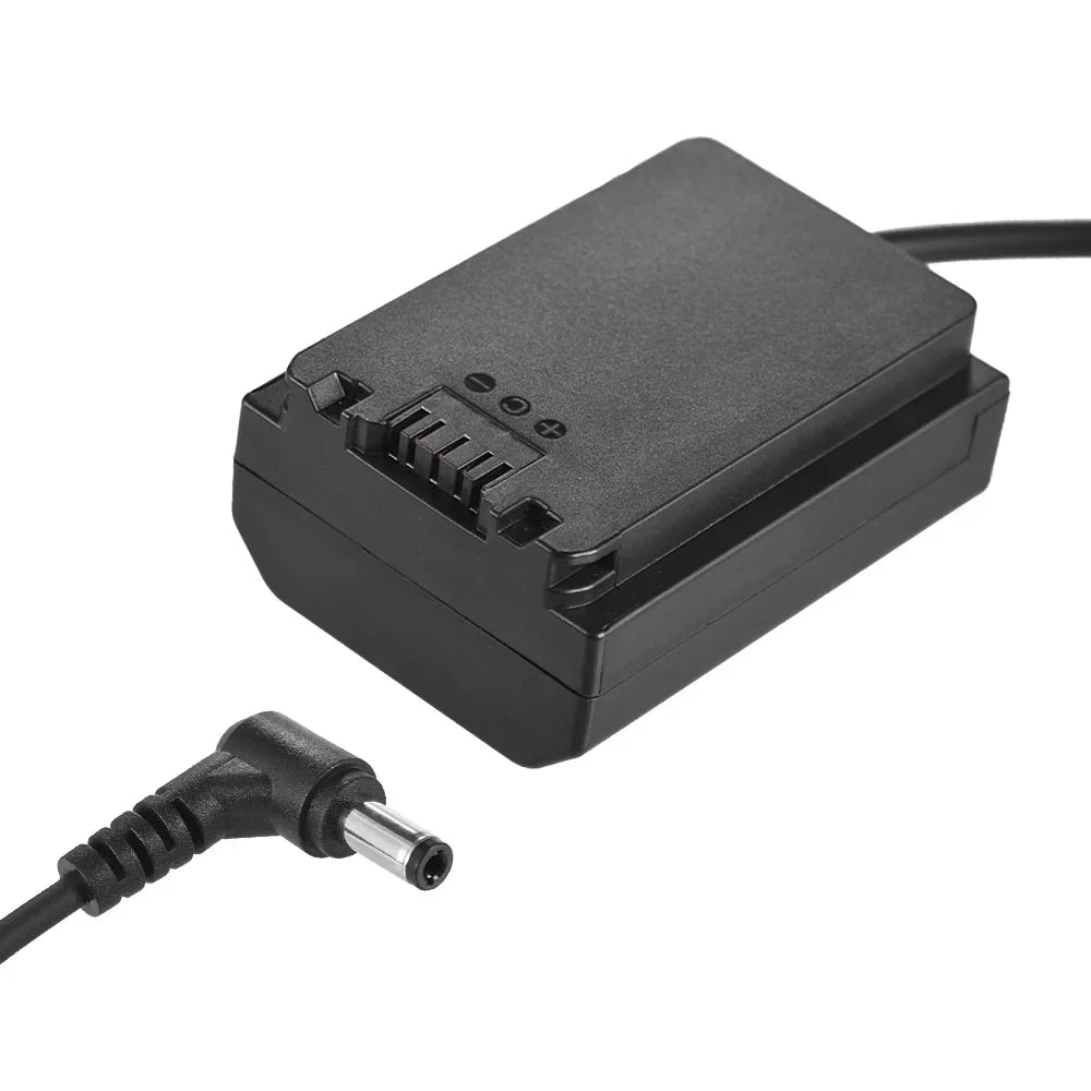 NP-FZ100 Dummy Battery Pack  Coupler Connector Cable, Adapter for Sony A7III A9 A7RIII A7SIII, Long-lasting  Solution